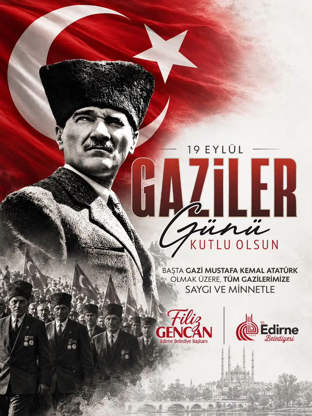 BAŞKAN FİLİZ GENCAN: “GAZİLERİMİZ, BU TOPRAKLARIN EN BÜYÜK EMANETİDİR”